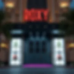 Stunning exterior view of Roxy Cinema