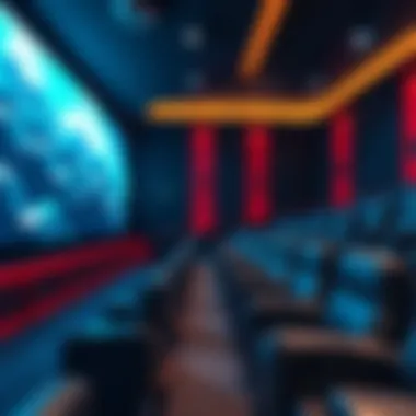 High-tech screening room at Roxy Cinema