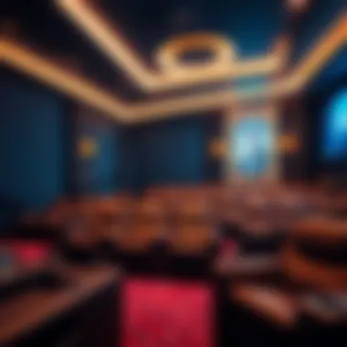 Luxurious seating area inside Roxy Cinema