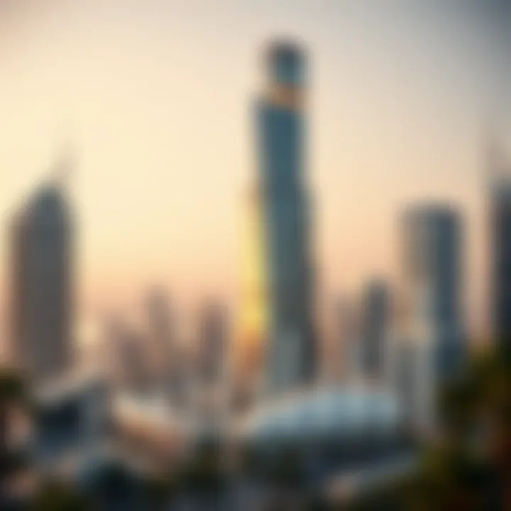 Illustrative graph depicting real estate market trends influenced by the S Tower