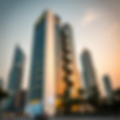 Striking exterior design of the S Tower showcasing its modern architecture