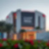 Exterior view of Sahara Medical Center showcasing modern architecture