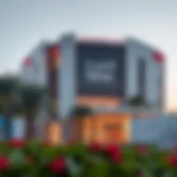 Exterior view of Sahara Medical Center showcasing modern architecture