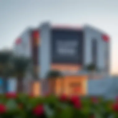 Exterior view of Sahara Medical Center showcasing modern architecture