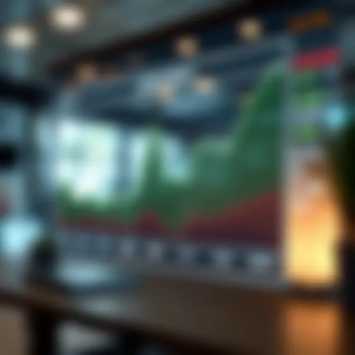 A graph illustrating job market trends and salary growth over the years