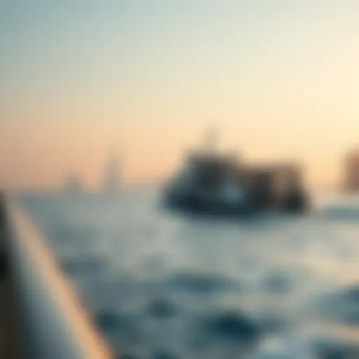 Ferry navigating the waters between Sharjah and Dubai