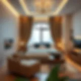 Stylish studio room interior in Oud Metha