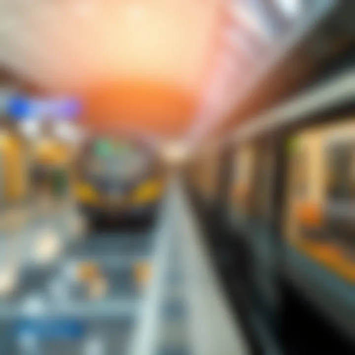 Diagram illustrating the integration of technology in metro scheduling