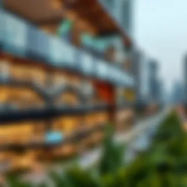 Infographic depicting the growth of business parks in Dubai over the years