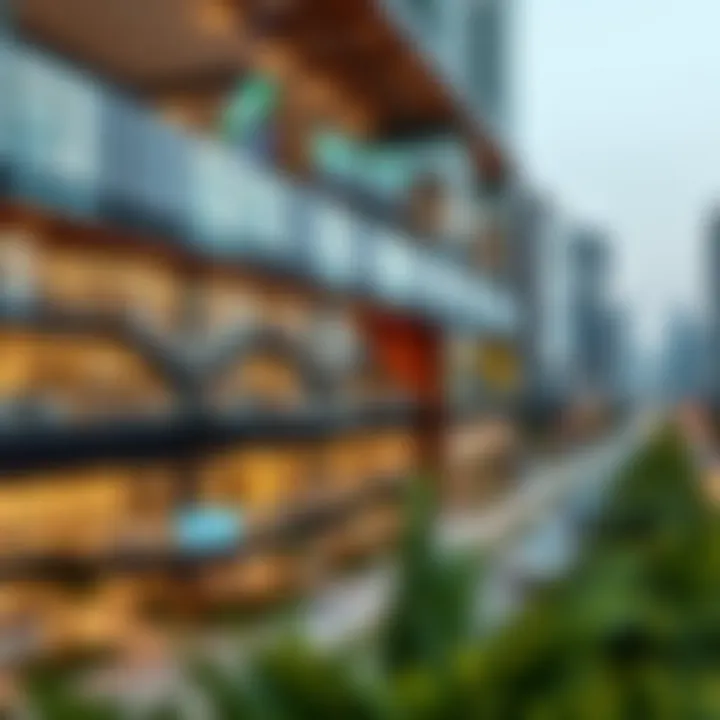 Infographic depicting the growth of business parks in Dubai over the years