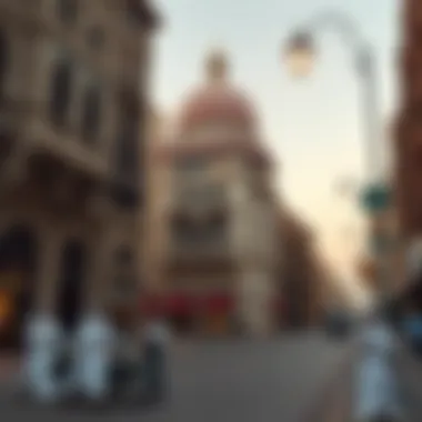 An artistic interpretation of cultural intersections in Dubai