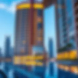 Stunning architectural view of The Peninsula Five