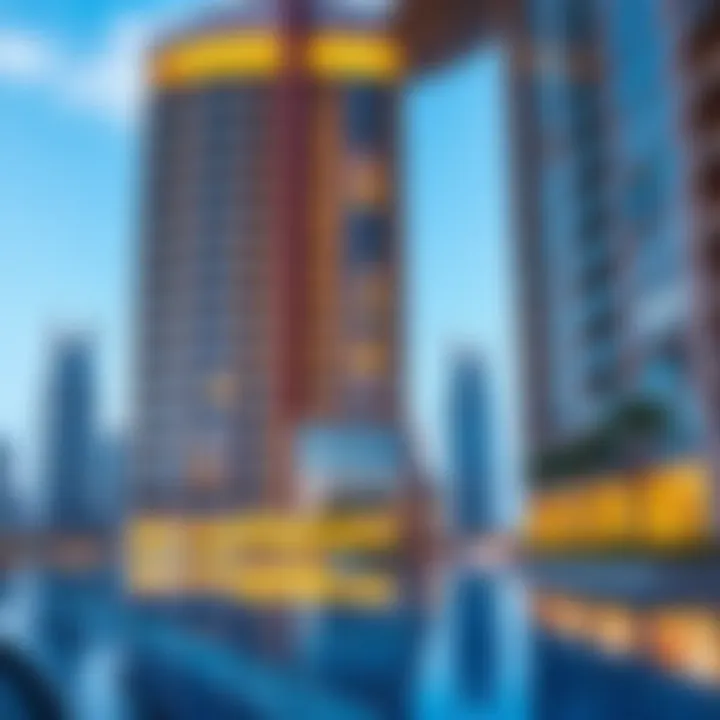 Stunning architectural view of The Peninsula Five