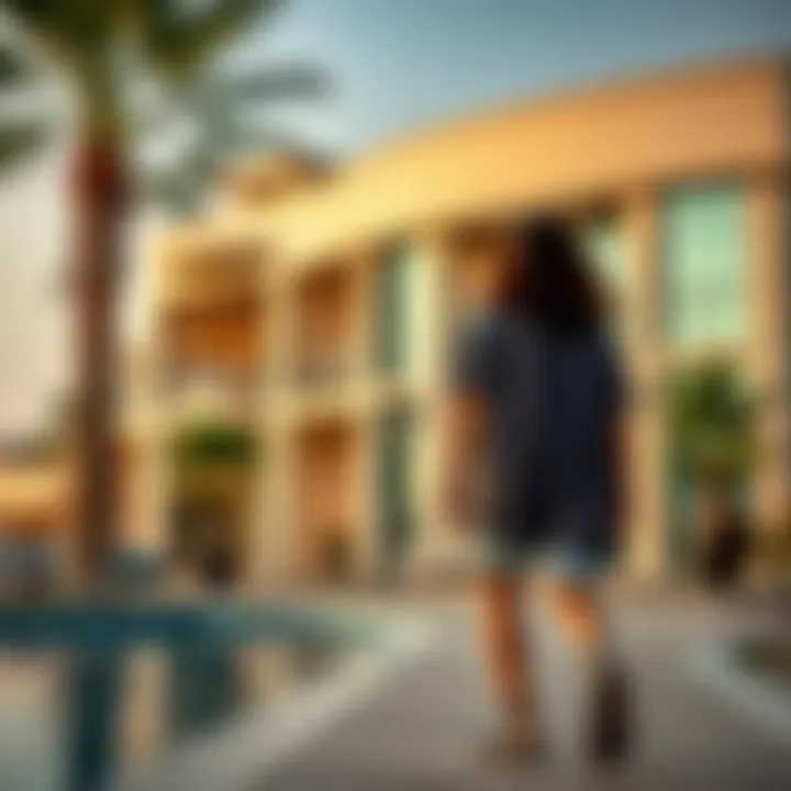 Vibrant lifestyle scenes around The Pointe Palm