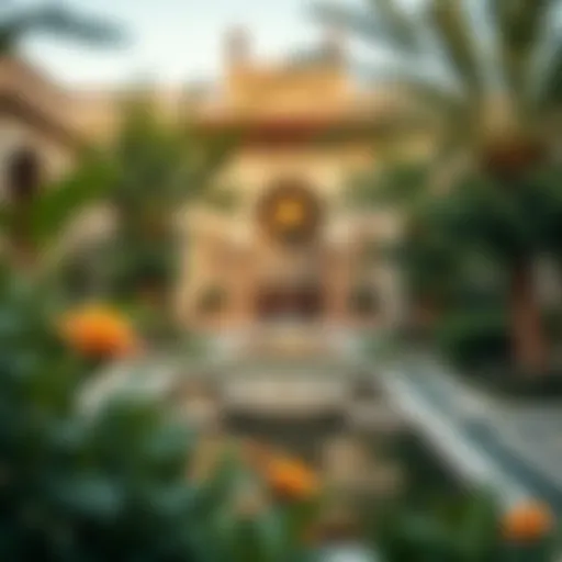 A serene garden reflecting tranquility and spiritual growth