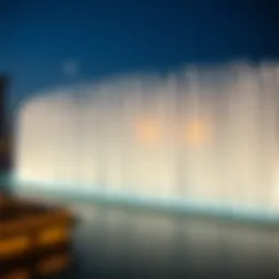 A breathtaking view of the Dubai Fountain in full performance