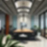 Showcasing a modern facility management office setting in UAE