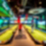 Topgolf venue showcasing vibrant atmosphere