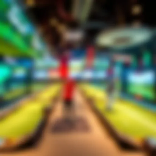 Topgolf venue showcasing vibrant atmosphere