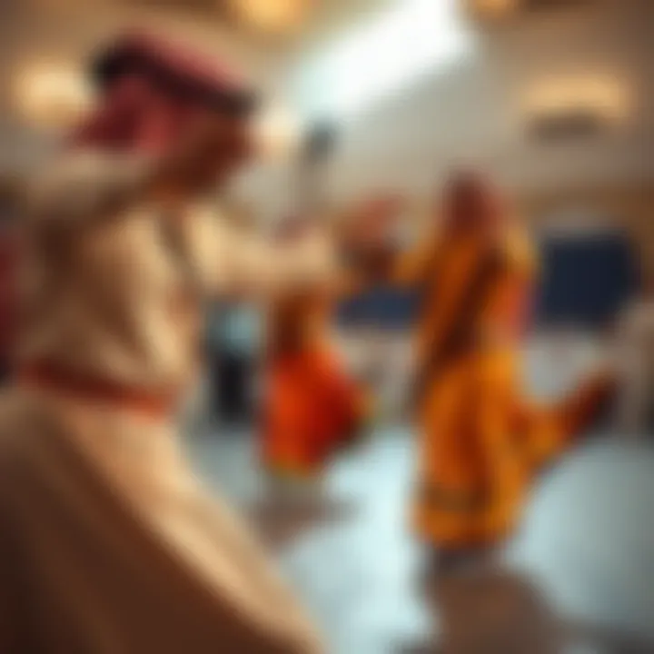 Traditional Emirati dance showcasing cultural heritage
