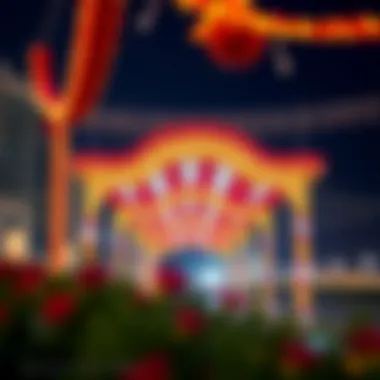 Festive decorations representing the unity of the Emirates