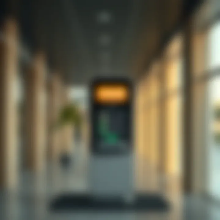 Benefits of UAE Pass kiosk illustrated