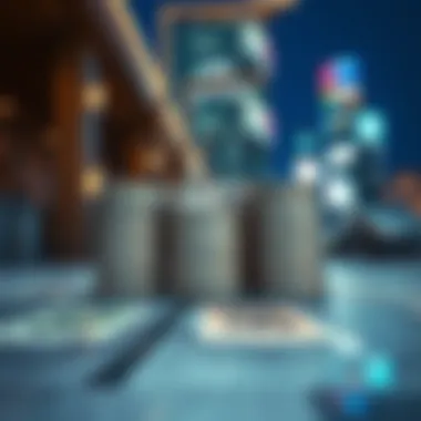 Visual representation of currency exchange rates