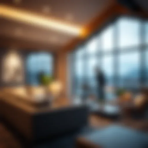 Conceptual illustration of an escrow account in real estate transactions