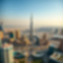 Aerial view of Dubai's skyline showcasing various real estate developments