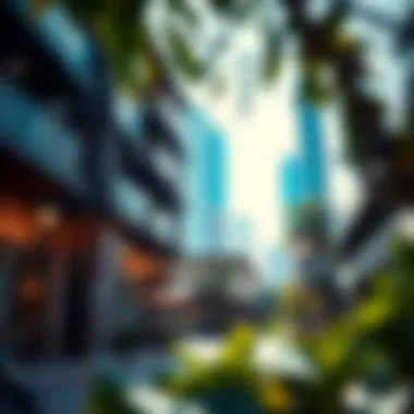 Trendy neighborhood known for loft living