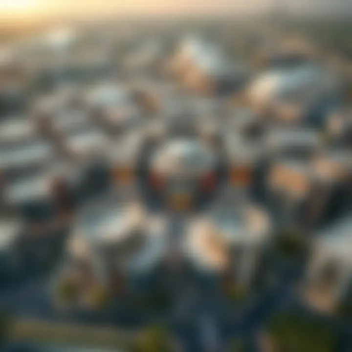Aerial view of Nakheel Dragon Mart showcasing its expansive layout
