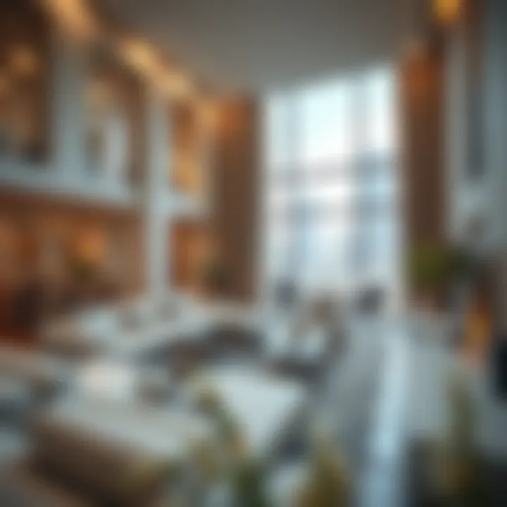 Luxurious interiors reflecting the lifestyle of One Business Bay residents