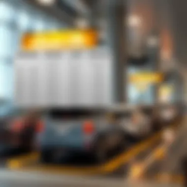 Comparison chart of RTA parking card prices and types