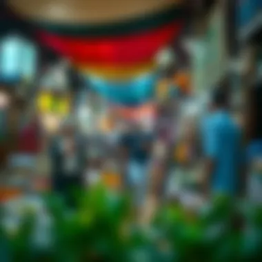 Vibrant local market reflecting community life