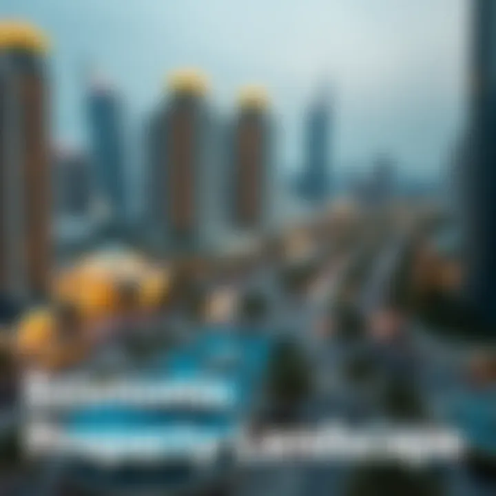 An infographic detailing the economic context of Dubai's property landscape