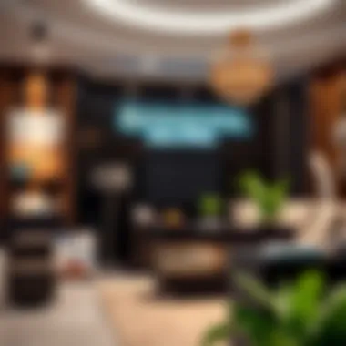 Marketing Strategies of Samana Sales Office Marketing materials displayed at the Samana Sales Office with property highlights