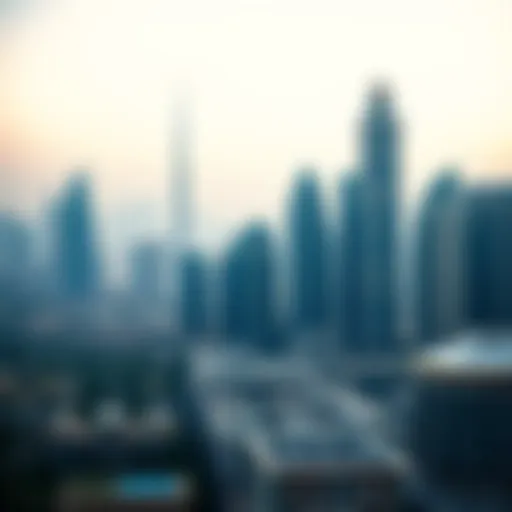 Dubai skyline showcasing real estate development