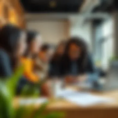 Collaboration in Modern Education Diverse students engaging in collaborative learning