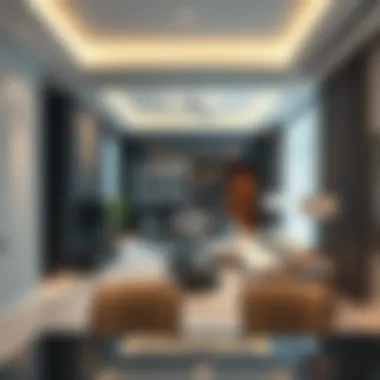 Luxurious interior of a residential unit in University View, emphasizing contemporary design