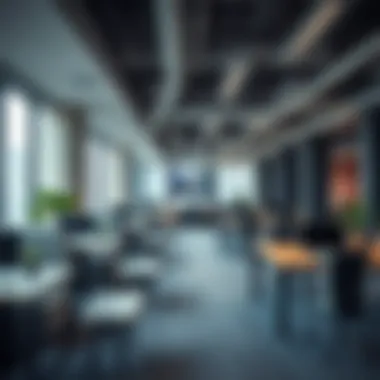 Workspace showcasing collaborative design elements