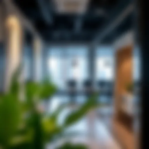 Modern Office Environment in Dubai Contemporary office space designed for start-ups