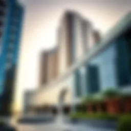 Stunning architectural view of Wasl Crystal 4 showcasing modern design