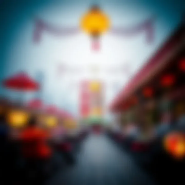 Cultural Significance of the Event Cultural decorations at a viewing location