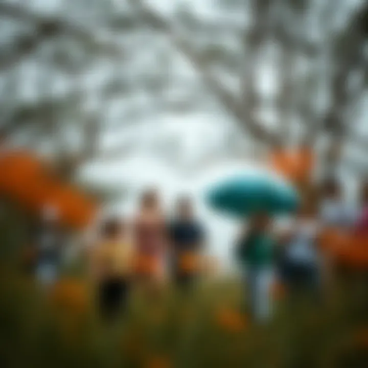 A community gathering in Woodland Dubai highlighting outdoor recreational activities