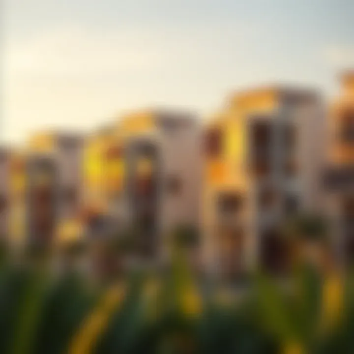 Modern residential developments highlighting investment potential in Yas Land.