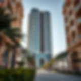 Architectural view of Yasmeen Building