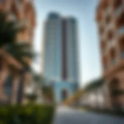 Architectural view of Yasmeen Building