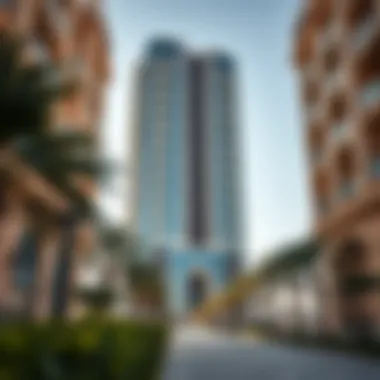 Architectural view of Yasmeen Building