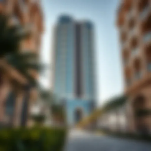 Architectural view of Yasmeen Building